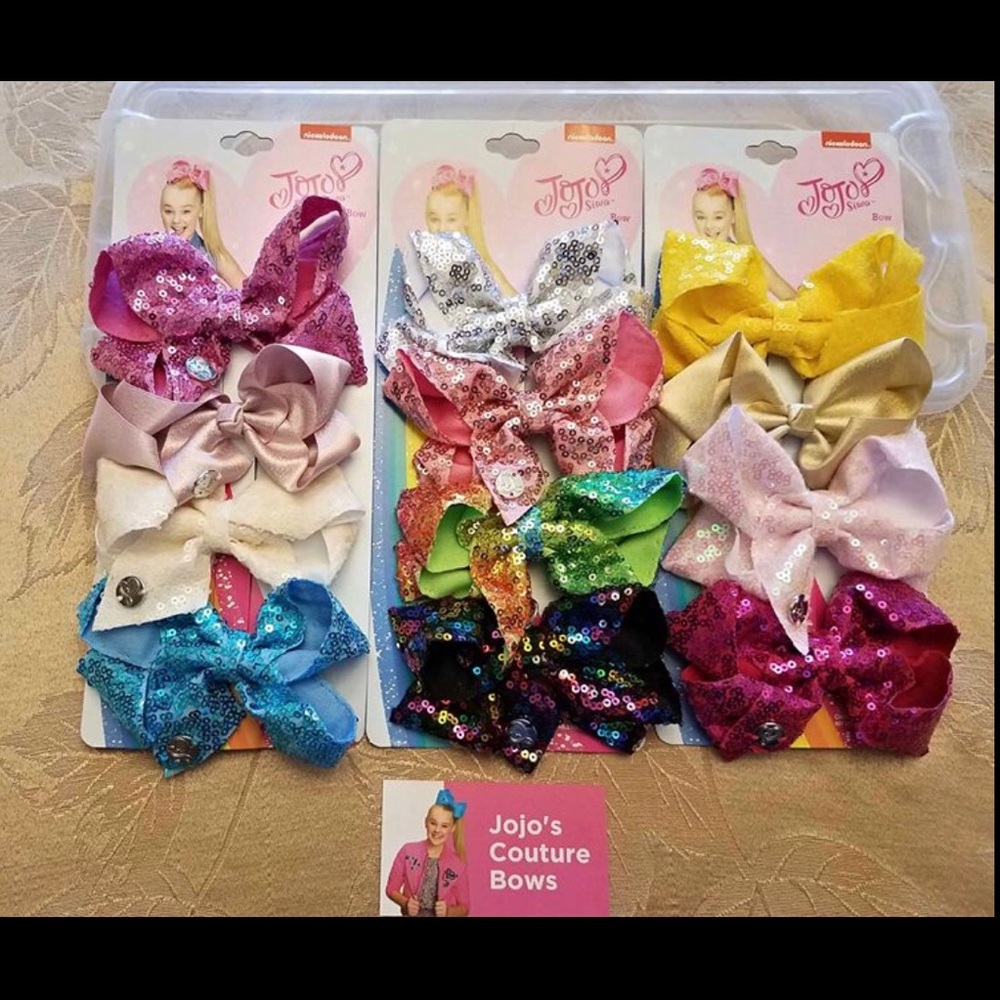 Set of 12 JoJo Bows NWT Size Medium (5 inches)